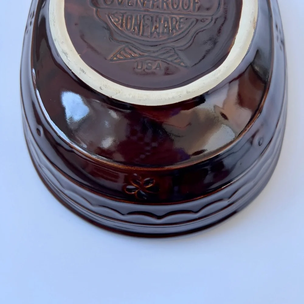 vintage marcrest stoneware bowl
